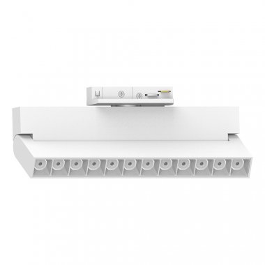 Фотография товара 'Feron Светильник трековый на шинопровод, - (ДПО) , 12W, 4000К (белый), 170-265V, 1080Lm, цвет белый, корпус алюминий, рассеиватель поликарбонат,/↓90°, 51715'