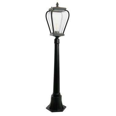 Фотография товара 'Feron Светильник садово-парковый, серии «Бильбао», (НТУ) E27, 230V, IP44, цвет черный, столб, 51277'