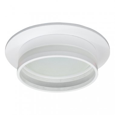 Фотография товара 'Feron Светильник потолочный встраиваемый (ФВО) , под лампу GX53 GX53, белый, круг, 110*110*48 мм, монтажный диаметр 90мм,  корпус металл+акрил, неповоротный, 51089'