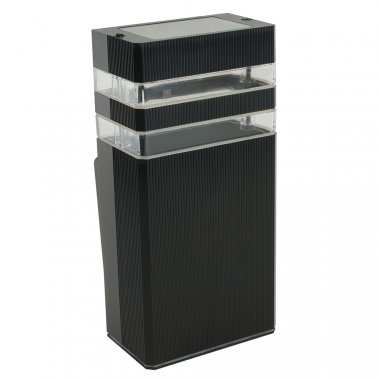 Фотография товара 'Feron Светильник садово-парковый, серии «Сеул», (НБУ) GU10, 220-240V, IP54, цвет черный, на стену вверх, 51538'