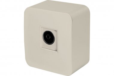 Фотография товара 'Feron 49480 Розетка STEKKER MST00-10-04 на 1 гнездо, без заземления'