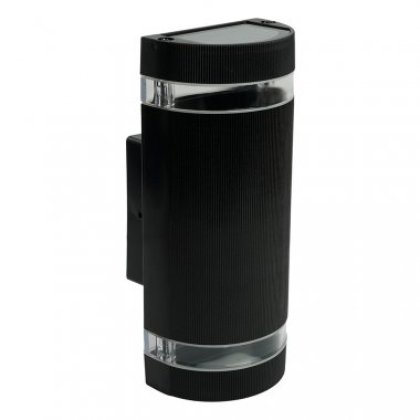 Фотография товара 'Feron Светильник садово-парковый, серии «Сеул», (НБУ) 2*GU10, 220-240V, IP54, цвет черный, на стену , 51540'