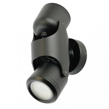 Фотография товара 'Feron Светильник садово-парковый, серии «Техно», (НБУ) GU10, 220-240V, IP54, цвет черный, на стену , 51740'