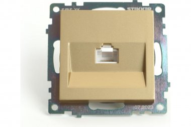 Фотография товара 'Feron 49227 Розетка STEKKER GLS00-7107-08 на 1 гнездо'