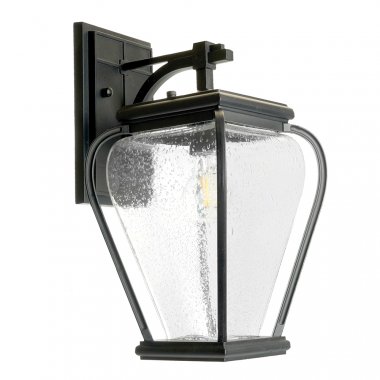 Фотография товара 'Feron Светильник садово-парковый, серии «Бильбао», (НБУ) E27, 230V, IP44, цвет черный, на стену вниз, 51274'