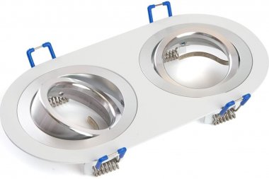 Фотография товара 'Feron 48461 Светильник потолочный встраиваемый (ИВО) DL2812, под лампу MR16 G5.3'