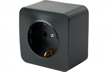 Фотография товара 'Feron 49314 Розетка STEKKER MST16-11-02 на 1 гнездо, с заземлением'