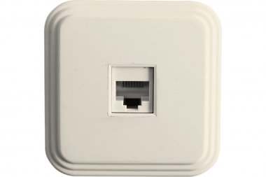 Фотография товара 'Feron 49062 Розетка STEKKER PST00-21-20 на 1 гнездо размер 65*65*33,5мм'