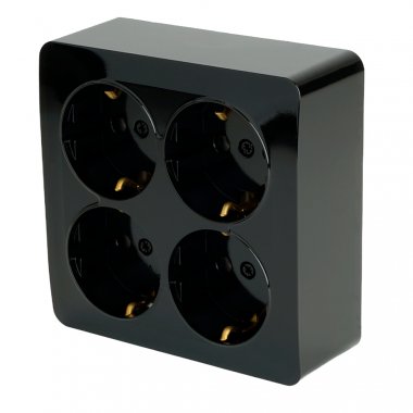 Фотография товара 'Feron 49322 Розетка STEKKER MST16-14S-02 на 4 гнездо, с заземлением'