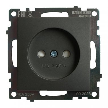 Фотография товара 'Feron 49420 Розетка STEKKER GLS10-7109-06 на 1 гнездо'