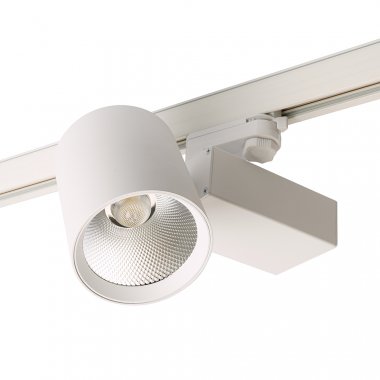 Фотография товара 'Feron Светильник трековый на шинопровод, трехфазный (ДПО) , 30W, 4000К (белый), 170-265V, 2700Lm, цвет белый, корпус алюминий, 51604'