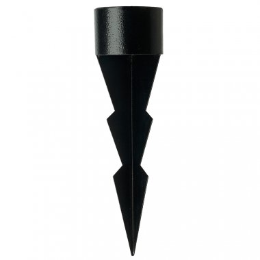 Фотография товара 'Feron Держатель грунтовый для светильников НТУ, черный 60*60*230мм, 51812'