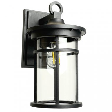 Фотография товара 'Feron Светильник садово-парковый, серии «Турин», (НБУ) E27, 230V, IP44, цвет черный, цилиндр, на стену вниз, 51817'