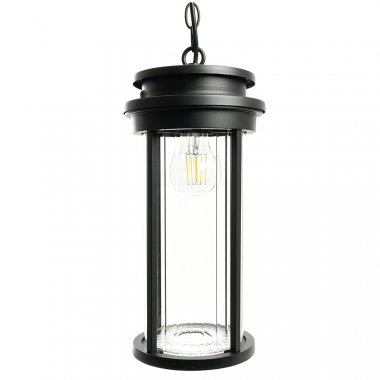 Фотография товара 'Feron Светильник садово-парковый, серии «Новара », (НБУ) E27, 220-240V, IP44, цвет черный, цилиндр, на цепочке, 51839'