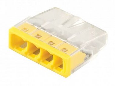 Фотография товара 'Feron LD2273-204 Клемма монтажная 4-проводная для 1-жильного проводника, 32414'