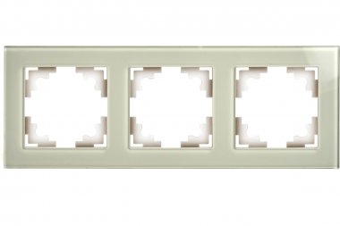 Фотография товара 'Feron 49035 Рамка STEKKER GFR00-7003-07 на гнездо размер 227*84*9мм'