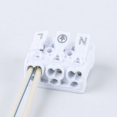 Фотография товара 'Feron LD294-4003 Монтажная пружинная клемма для подключения фазных проводников 3 полюса, без креплений, 32734'