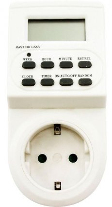 Фотография товара 'Feron TM22 Розетка с таймером (недельная электронная), IP20, 230V, 3500W/16А , 127*60*88мм, 23205'