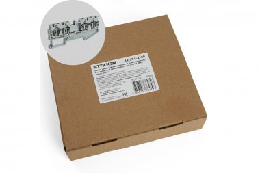 Фотография товара 'Feron 39965 LD554-1-25 ЗНИ Зажим пружинный, 4-проводной проходной 2,5 мм'