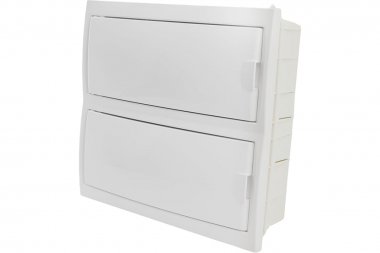 Фотография товара 'Feron 49639 EBX50-2/24-20 Бокс встраиваемый 24 модуля, белый, пластик, IP20, серия Standart'