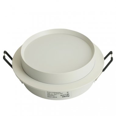 Фотография товара 'Feron Светильник потолочный встраиваемый (ФВО) , под лампу GX53 GX53, белый, круг, 110*110*40 мм, монтажный диаметр 90мм,  корпус металл+акрил, неповоротный, 51350'