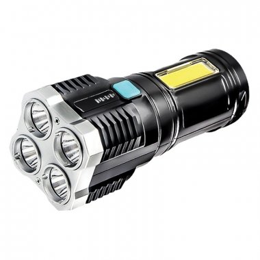 Фотография товара 'Feron 48789 Фонарь с аккумулятором TH2409 переносной , 4LED IP44, аккумулятор 3,7/1200mAh/Li-Ion'
