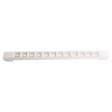 Фотография товара 'Feron Светильник трековый на шинопровод, однофазный (ДПО) , 30W, 4000К (белый), 170-265V, 2700Lm, цвет белый, корпус алюминий, 51861'