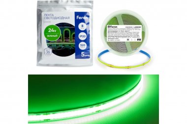 Фотография товара 'Feron 48268 Лента светодиодная 24V LS530, 320*COB, 8W/m, IP20'