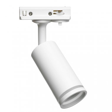 Фотография товара 'Feron Светильники трековые на шинопровод GU10, однофазный (ИВО)  , 15W, 230V, цвет белый, корпус алюминий, 51324'