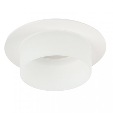 Фотография товара 'Feron Светильник потолочный встраиваемый (ИВО) , под лампу MR16 G5.3, белый, круг, 51935'