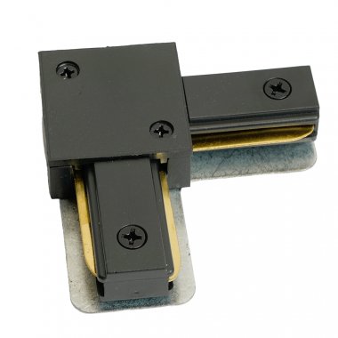 Фотография товара 'Feron Коннектор угловой для шинопровода, черный, для CAB1007, 51900'