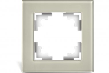 Фотография товара 'Feron 49031 Рамка STEKKER GFR00-7001-07 на гнездо размер 84*84*9мм'