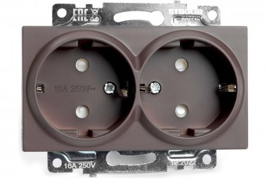 Фотография товара 'Feron 49030 Розетка STEKKER GLS16-7114-04 на 2 гнездо, с заземлением'