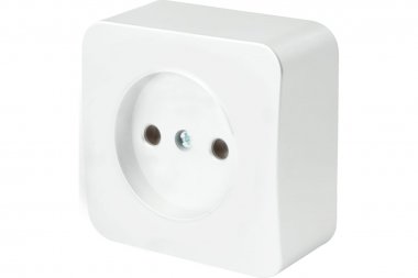 Фотография товара 'Feron 49301 Розетка STEKKER MST10-11-01 на 1 гнездо, без заземления'