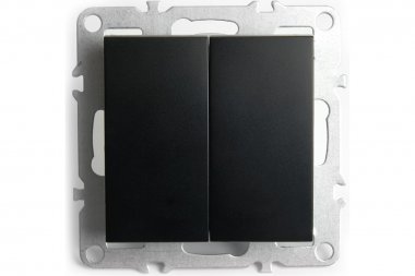 Фотография товара 'Feron 49149 Выключатель двухклавишный STEKKER PSW10-9104-03, серия Эрна тип установки - скрытый'