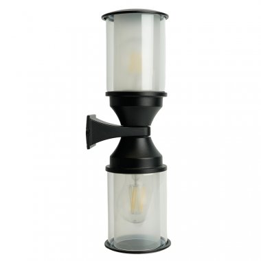 Фотография товара 'Feron Светильник садово-парковый, серии «Кельн», (НБУ) E27, 220-240V, IP54, цвет черный, цилиндр, на стену , 51737'