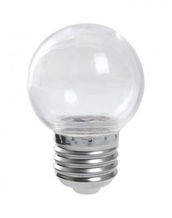 Фотография товара 'Feron LB-37 Лампа светодиодная Шарик прозрачный E27 1W 2700K'