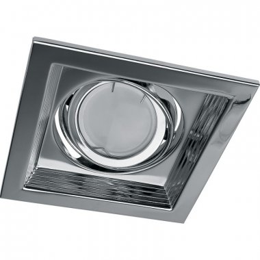 Фотография товара 'Feron DLT201 Светильник потолочный встраиваемый (ИВО), под лампу MR16 G5.3, хром,'