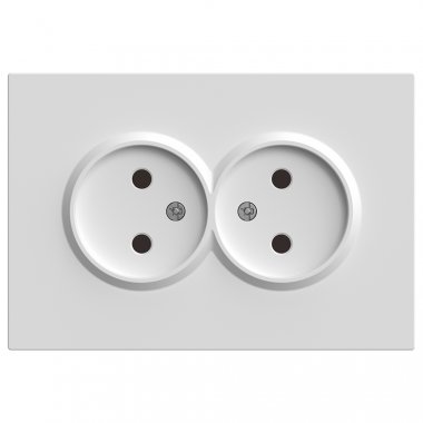 Фотография товара 'Feron 49877 Розетка STEKKER RST16-5116-01 на 2 гнездо'