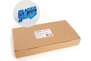 Фотография товара 'Feron 39970 LD553-2-40 ЗНИ Зажим пружинный, 3-проводной проходной 4.0 мм'