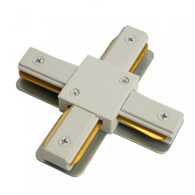 Фотография товара 'Feron Коннектор Х-образный  для шинопровода , белый, для CAB1007, 51893'