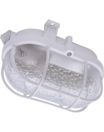 Фотография товара 'Feron НБП 01-60-002 Светильник накладной с решеткой IP54, 220V 60Вт Е27'