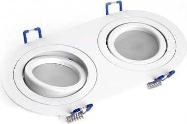 Фотография товара 'Feron 48460 Светильник потолочный встраиваемый (ИВО) DL2812, под лампу MR16 G5.3'