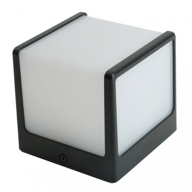 Фотография товара 'Feron Светильник садово-парковый, серии «Киото», (ЛБУ) GX53, 230V, IP54, цвет черный, квадрат, на стену , 51334'