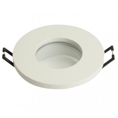 Фотография товара 'Светильник потолочный встраиваемый (ИВО) , под лампу MR16 G5.3, белый, круг, 83*83*25 мм, монтажный диаметр 60мм,  корпус алюминий, неповоротный, 51366'