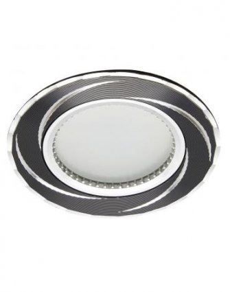 Фотография товара 'Feron GS-M361 Светильник потолочный встраиваемый (ИВО), под лампу MR16 G5.3, хром, круг 18896'