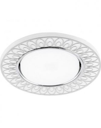 Фотография товара 'Feron CD9913 Светильник встраиваемый с LED подсветкой потолочный GX53 без лампы, матовый , хром 32981'