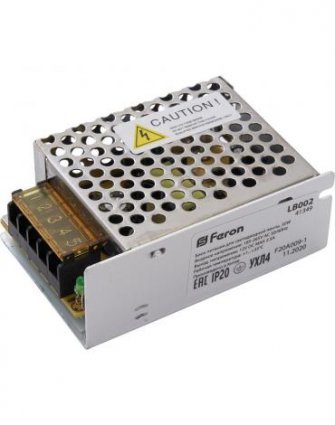 Фотография товара 'Feron LB002 Трансформатор электронный для светодиодной ленты 30W 12V (драйвер), 41349'