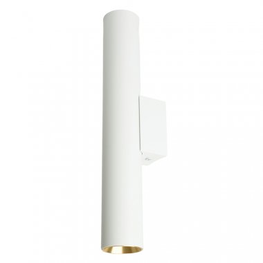 Фотография товара 'Feron Светильник накладной под лампу, (-) , 2*GU10 35W, 230V, IP20, цвет белый+золото, корпус алюминий, 51382'