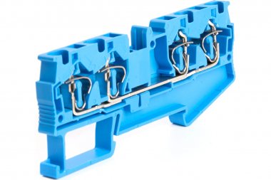 Фотография товара 'Feron 39972 LD554-2-40 ЗНИ Зажим пружинный, 4-проводной проходной 4.0 мм'